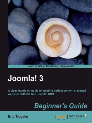 cover image of Joomla! 3 Beginners Guide